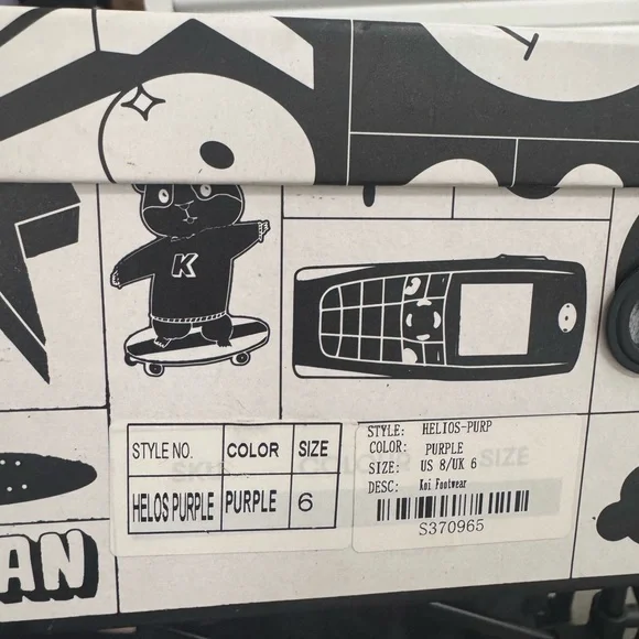 HELIOS PURPLE HOLOGRAM FLAME BOOTS - Picture 7 of 9